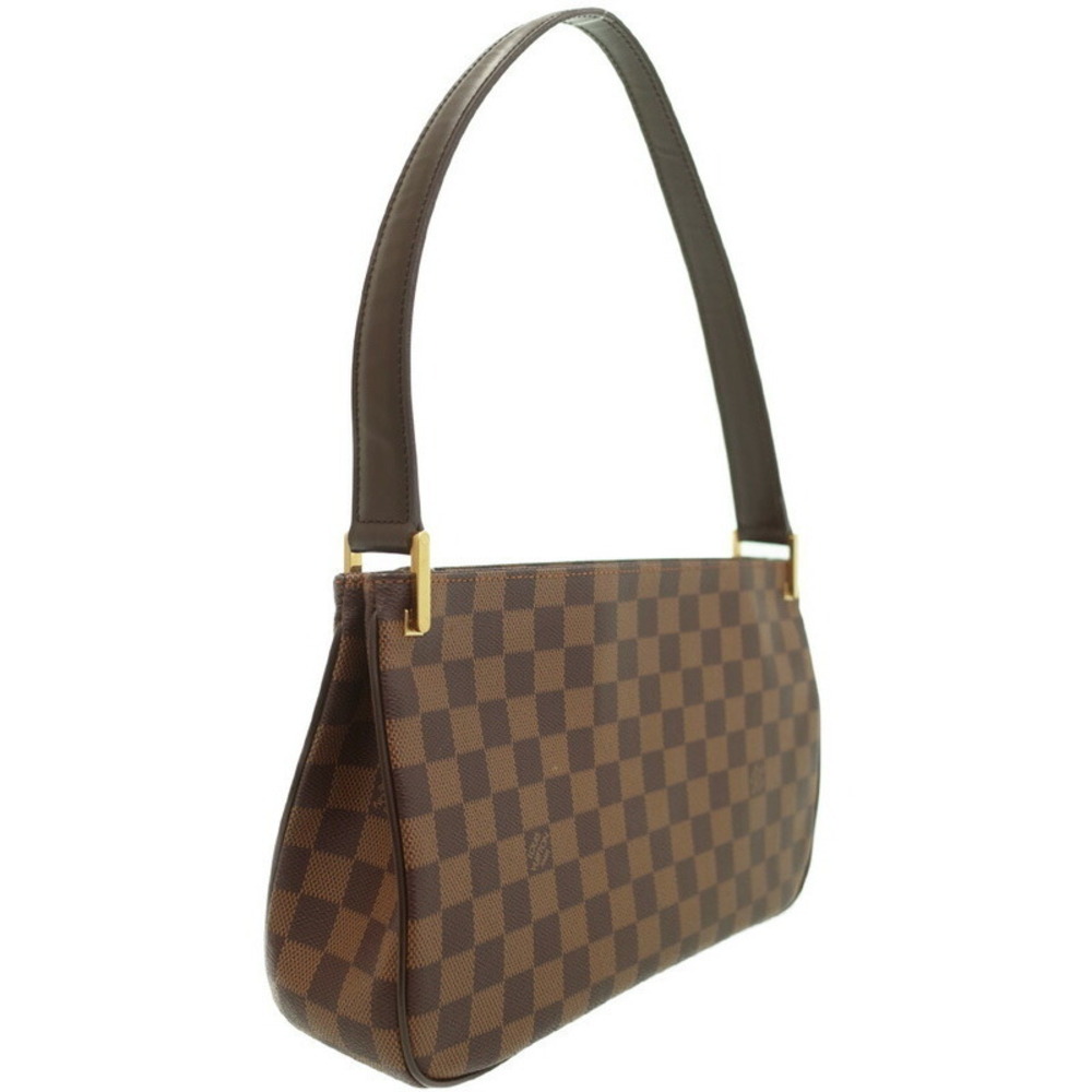 Louis Vuitton Aubagne Brown Canvas Bag Shoulder Damier Ebene